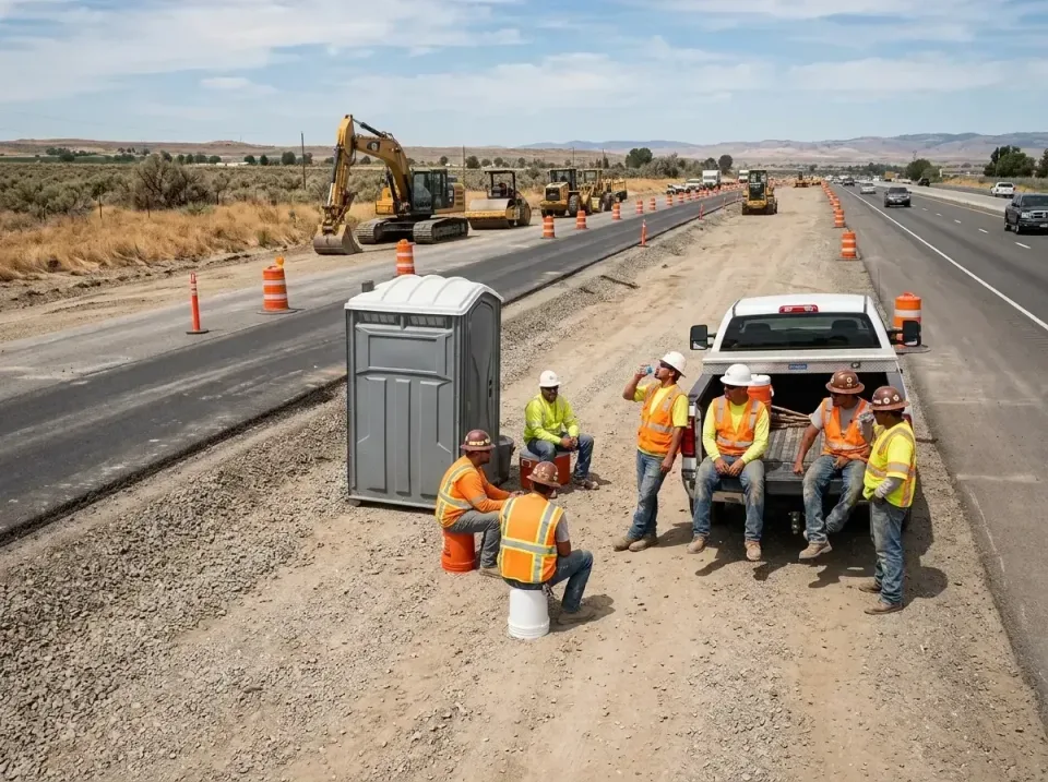 highway-road-construction-crew-007 — frequently asked questions, Porta Potty and Restroom Rentals in Dos Palos, CA
